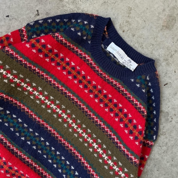 100% Wool Fair Isle Sweater, Excellent Condition - Picture 2 of 4